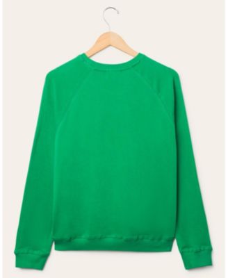  Women&#39;s NFL Philadelphia Eagles Football Raglan Crew Fleece