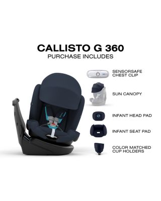 Callisto G 360&amp;deg; Rotating All in One Convertible Car Seat