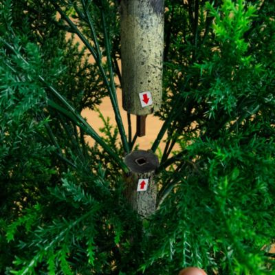 5' UV Resistant Artificial Cypress Tower Tree (Indoor/Outdoor)