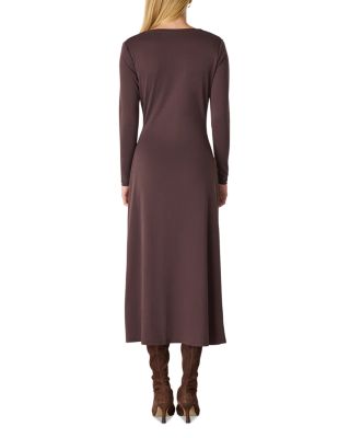 Ruched Detail Midi Dress