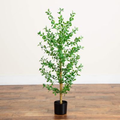 4' Artificial Shady Lady Black Olive Tree