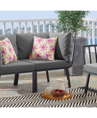  Riverside Outdoor Patio Aluminum Corner Chair