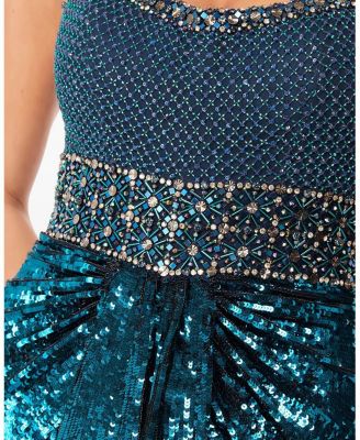  Only You Embellished Draped Maxi Dress