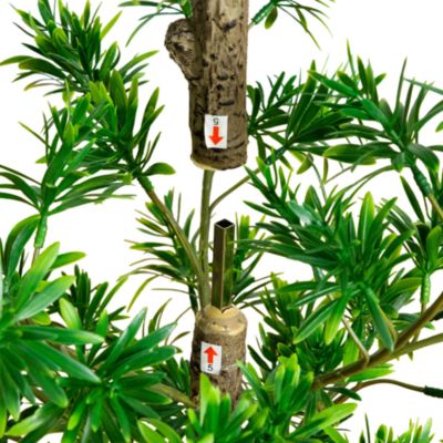 4' UV Artificial Podocarpus Tree (Indoor/Outdoor)