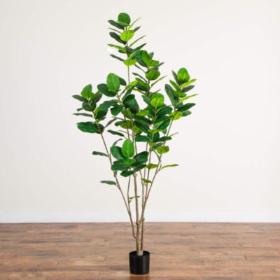 7&#39; Artificial Minimalist Audrey Ficus Tree