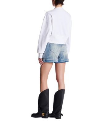  Printed Balmain Paris Sweatshirt