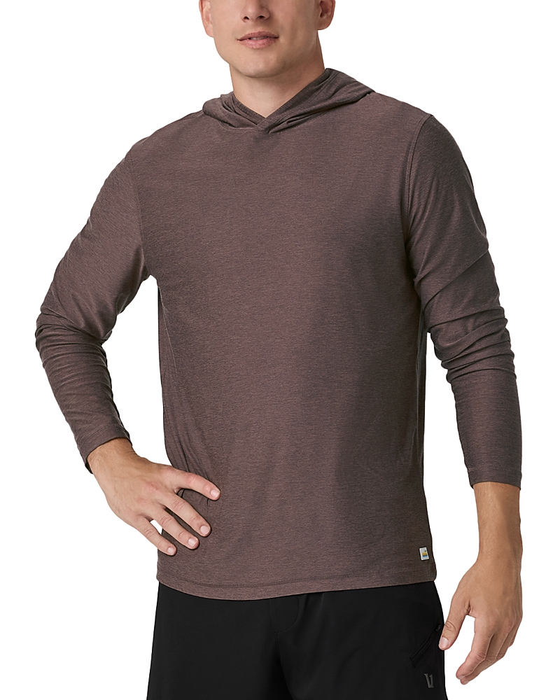 Vuori Strato Tech Hoodie In Brown