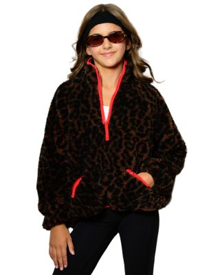 Girls&#39; Milly Three Quarter Zip Sherpa Pullover - Big Kid