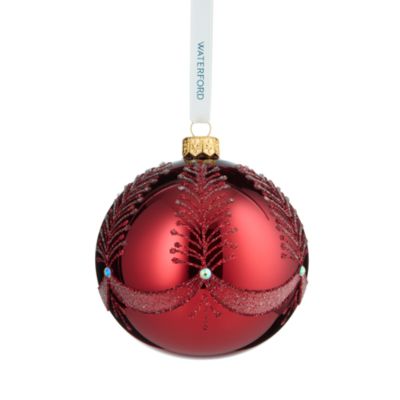 Holiday Heirlooms Red Bauble Ornament