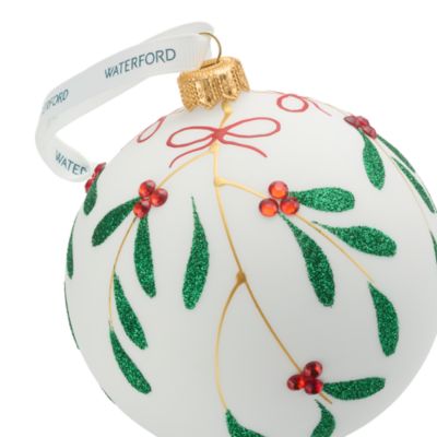 Holiday Heirlooms Mistletoe Bauble Ornament