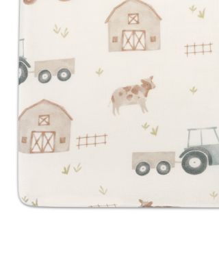 Crane Baby Unisex Charlie Fitted Crib Sheet