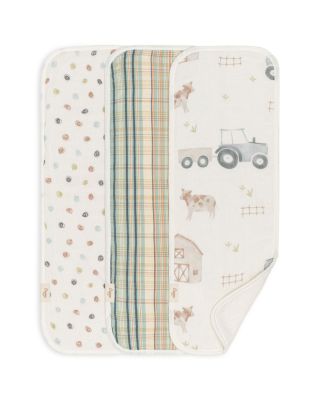 Charlie Burp Cloth Set, 3 Pack