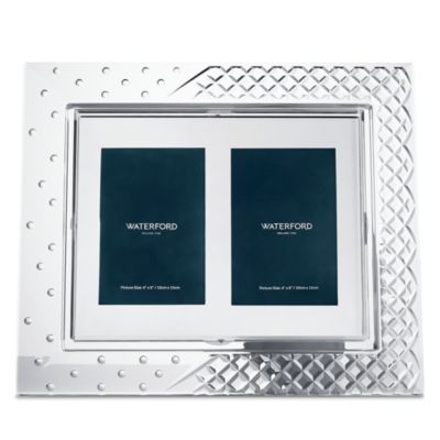 Celebrations Crystal Double Mount Frame, 8" x 10"