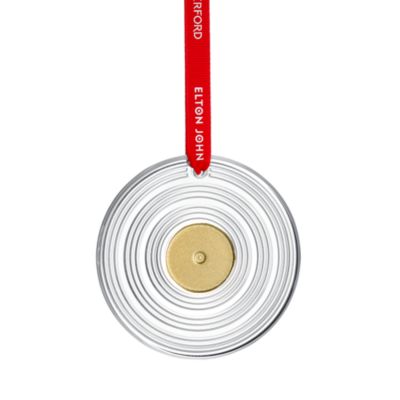Elton John Vinyl Record Ornament