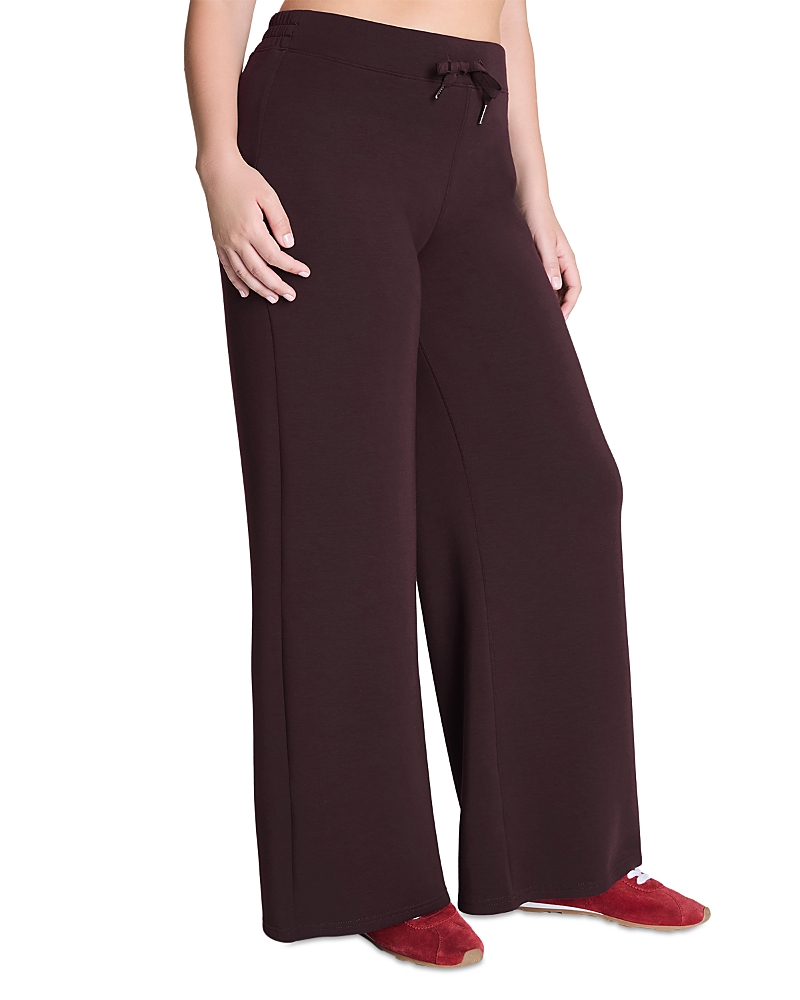 Spanx Airessentials Wide Leg Pants, Limited Edition Colors In Brown