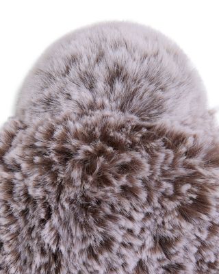 Faux Fur Stretch Knit Beanie