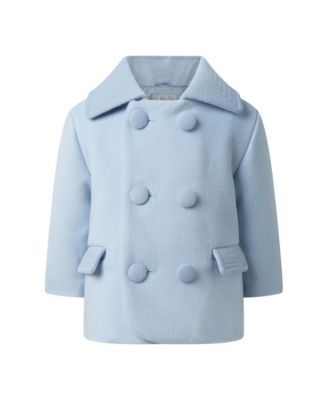  Boys' Double Breasted Coat and Bonnet - Baby