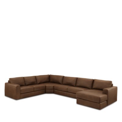 Greyson 4-Piece Leather Sectional