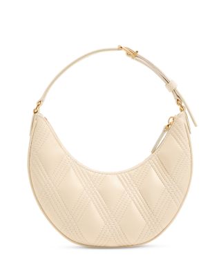 Quiltie 67 VLogo Mini Hobo Shoulder Bag