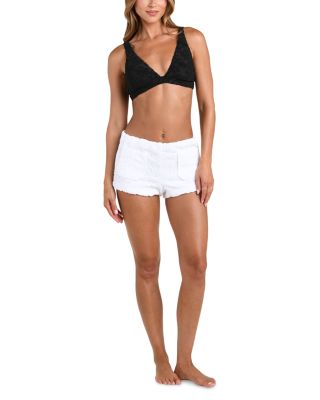Amiya Ornate Terry Hot Shorts Swim Cover-Up
