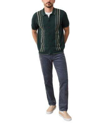 Barry Short Sleeve Button Front Sweater