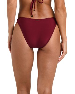Jean Shimmer Scoop Front Bikini Bottom