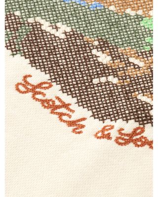 Relaxed Fit Embroidered Hoodie