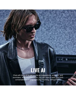 Meta Wayfarer (Gen 2) Square AI Glasses, 53mm