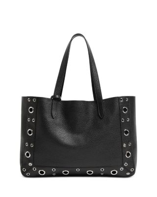 Nellc&ocirc;te Medium Shopping Tote Bag in Grainy Leather