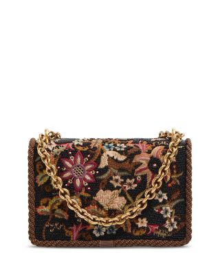 Vain Small VLogo Beaded Shoulder Bag
