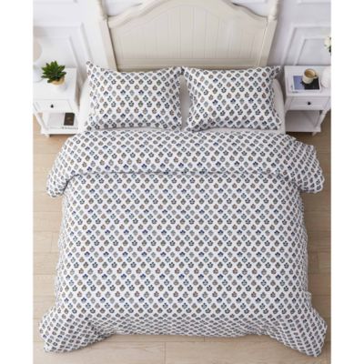 Sumita Floral Percale Duvet Cover Set