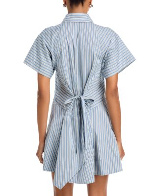 Julie Asymmetric Hem Shirt Dress