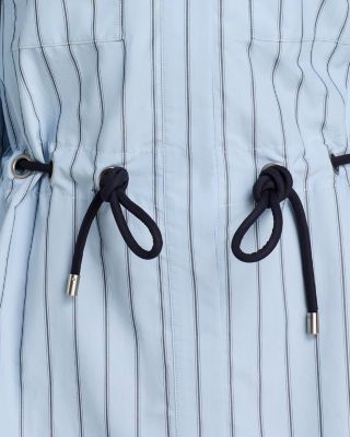 Long Sleeve Belted Shirt Dress