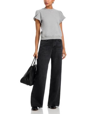 French Terry Tulip Sleeve Top