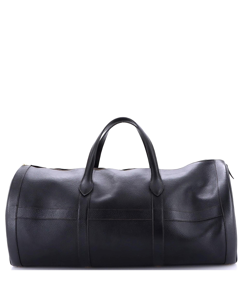 PRE-OWNED HERMES Pre-owned Hermes Rd Duffle Bag Leather In Black
