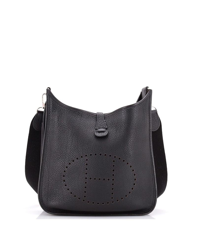 Click to view more detailed imagery on our partner's website Pre-owned Pre-owned Hermes Hermes Pm Evelyne Bag Gen Ii Clemence In Black