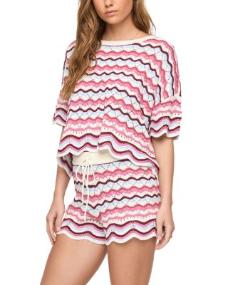 Sunchaser Scalloped Cover Up Shorts