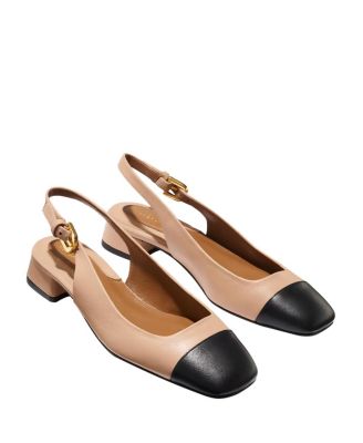  Women's The Cap-Toe Darcy Slingback Pumps