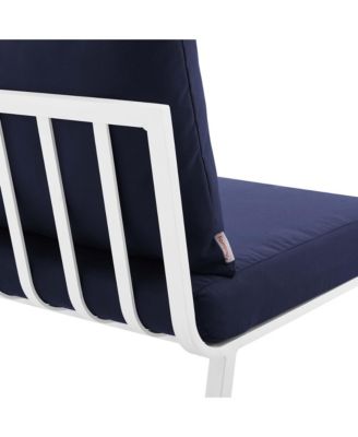 Riverside Outdoor Patio Aluminum Armless Chair