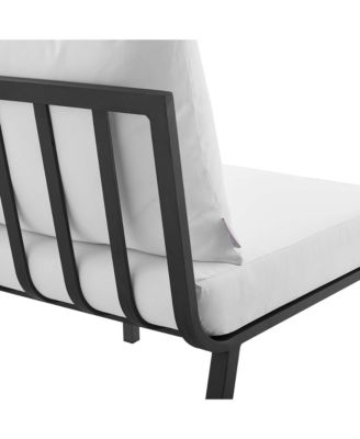 Riverside Outdoor Patio Aluminum Armless Chair