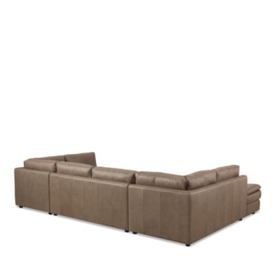 Brunello 3-Piece Leather Sectional