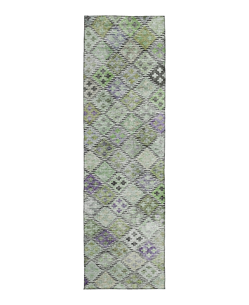 Dalyn Rug Company Solace Washable Sl6 Runner Area Rug 2'3 X 7'6 In Green