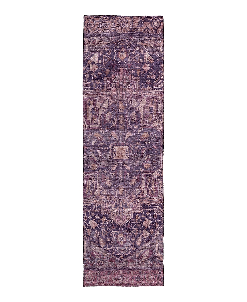 Dalyn Rug Company Solace Washable Sl14 Runner Area Rug 2'3 X 7'6 In Purple