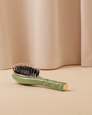 N.02 The Small Essential Care & Detangling Hair Brush - Almond Green
