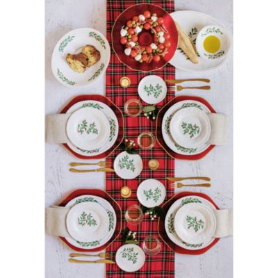 Holiday Glass Service Plate/Charger