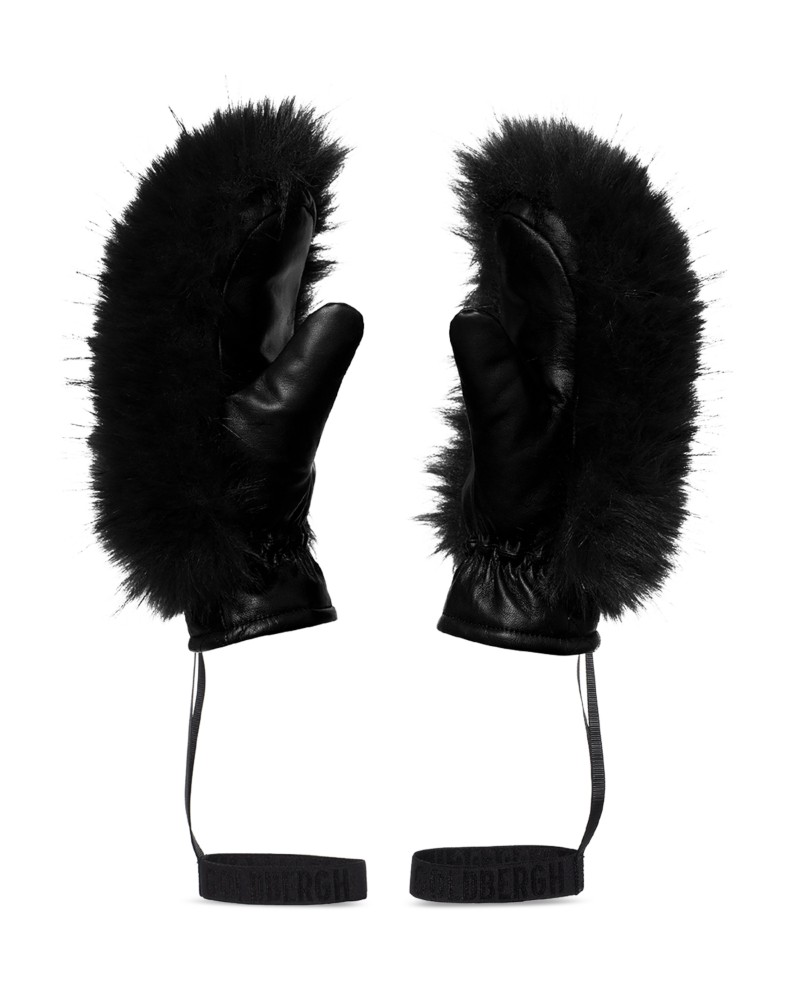 Goldbergh Hill Mittens in Black