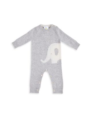 Unisex Elephant Cashmere Coverall, Baby - Exclusive