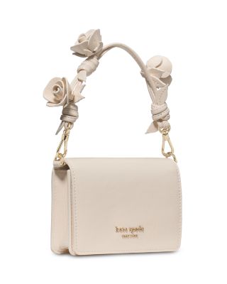 Natasha Patent Leather Rose Strap Mini Bag