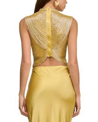Haisley Beaded Draped Top