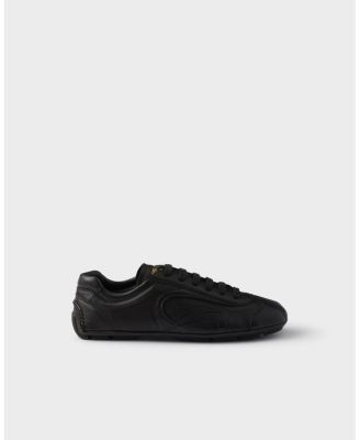 Men's Montecarlo Re-Edition 2005 Antiqued Nappa Leather Sneakers in Black